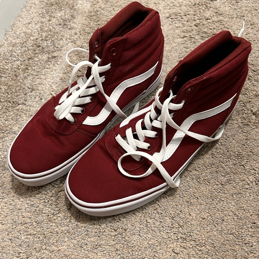 maroon vans